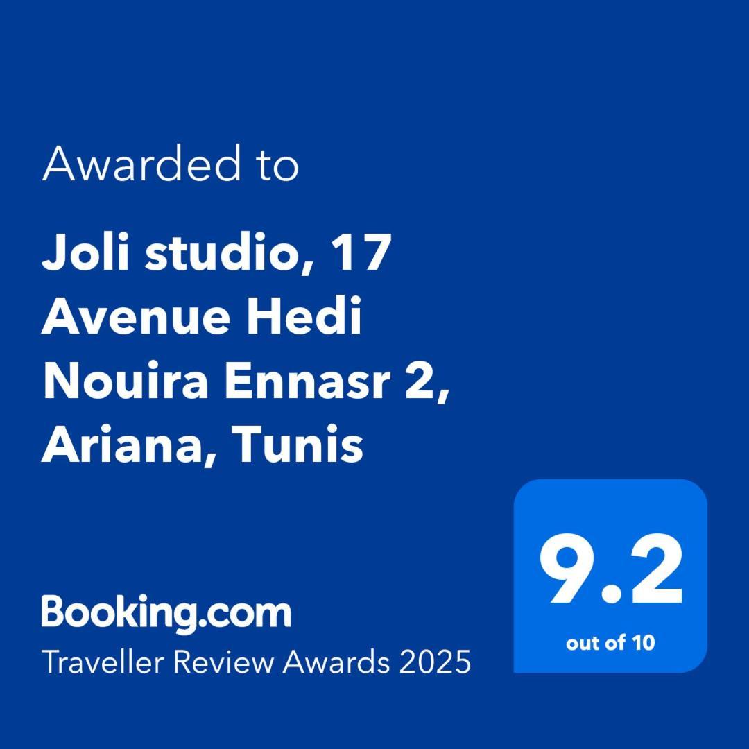 Joli Studio, 17 Avenue Hedi Nouira Ennasr 2, Ariana, Tunis Bagian luar foto